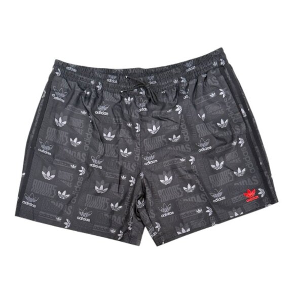 adidas Originals Other - Adidas Originals Swim Shorts for men Size 2XL logo print gray and white